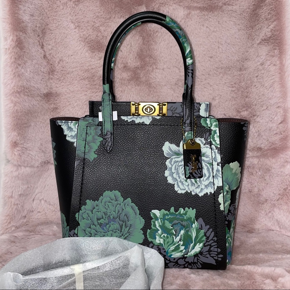 NWT Coach Troupe Tote With Kaffe Fassett Print